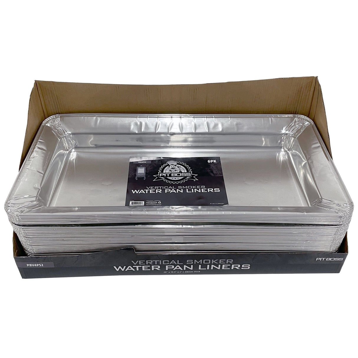 Pit Boss Grills | Foil Water Pan Liner- Pro 4 Vertical (6 Pack)