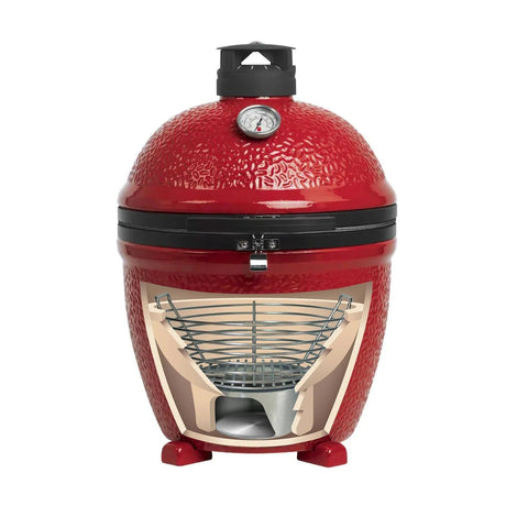Kick Ash Can for Kamado Joe Classic kamado classic on white