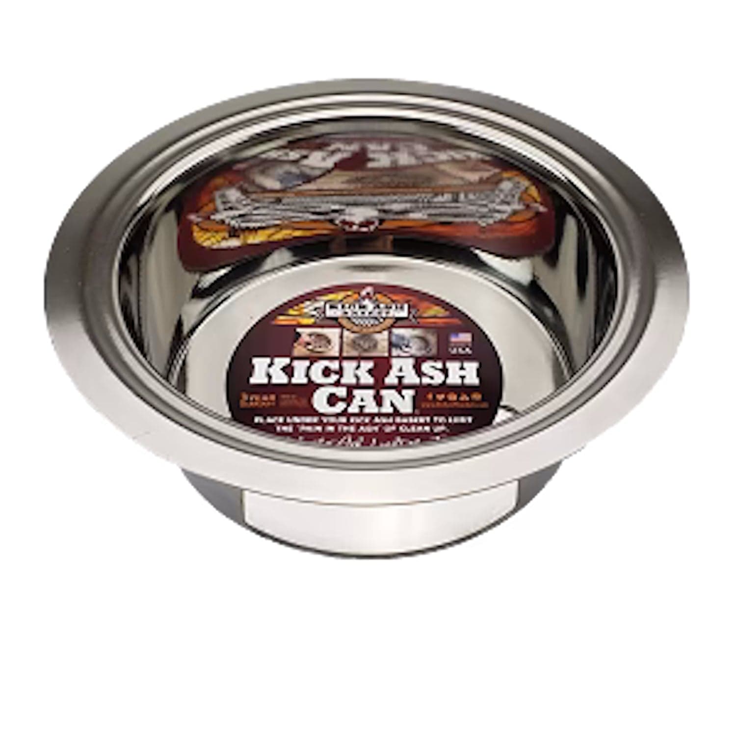 Kick Ash Can for Kamado Joe Classic front view