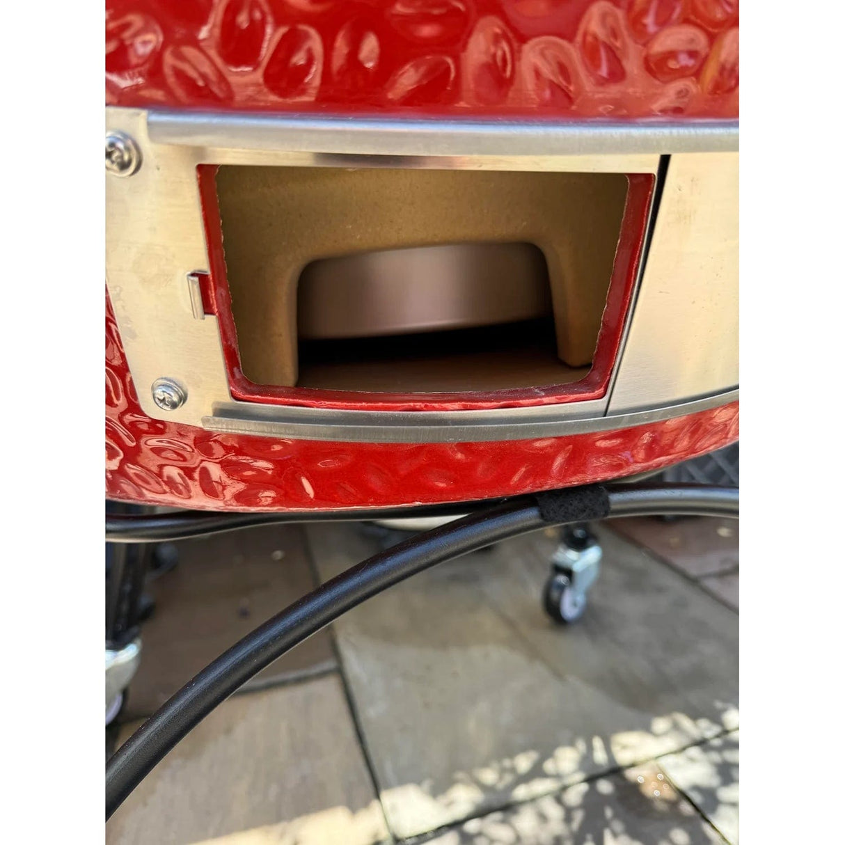 Kick Ash Can for Kamado Joe Big Joe shaft for ashes