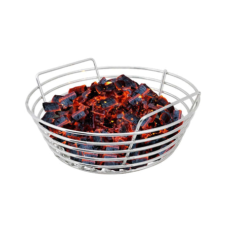 Junior Kick Ash Charcoal Basket charcoal inside on white