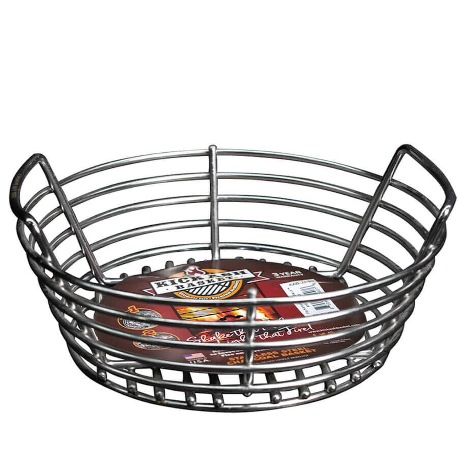 Junior Kick Ash Charcoal Basket front view