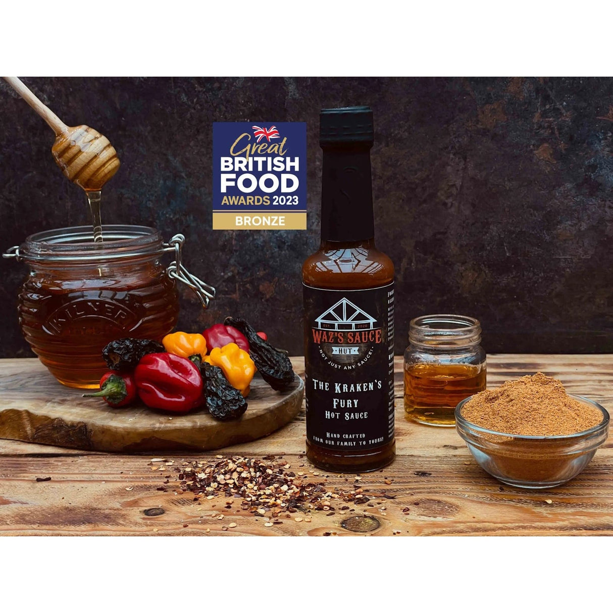 Waz's Sauce Hut | The Kraken’s Fury - Hot Sauce