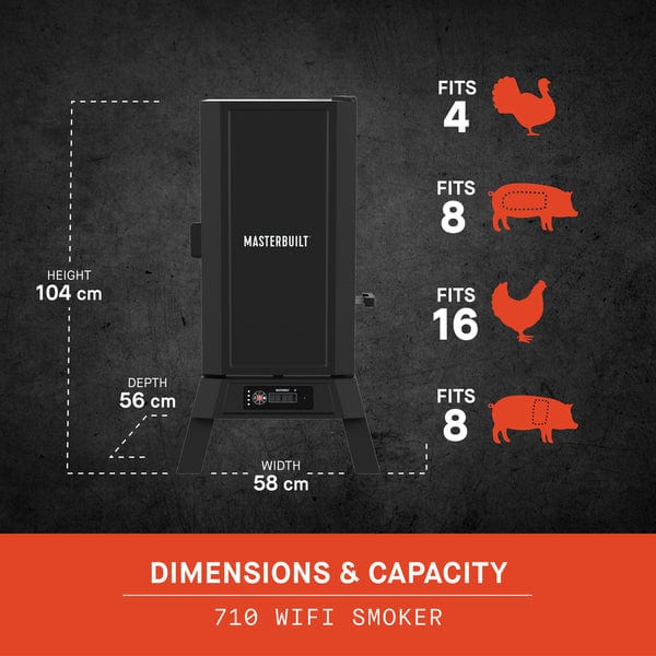 Masterbuilt 710 Digital Electric WIFI Smoker + Bundles