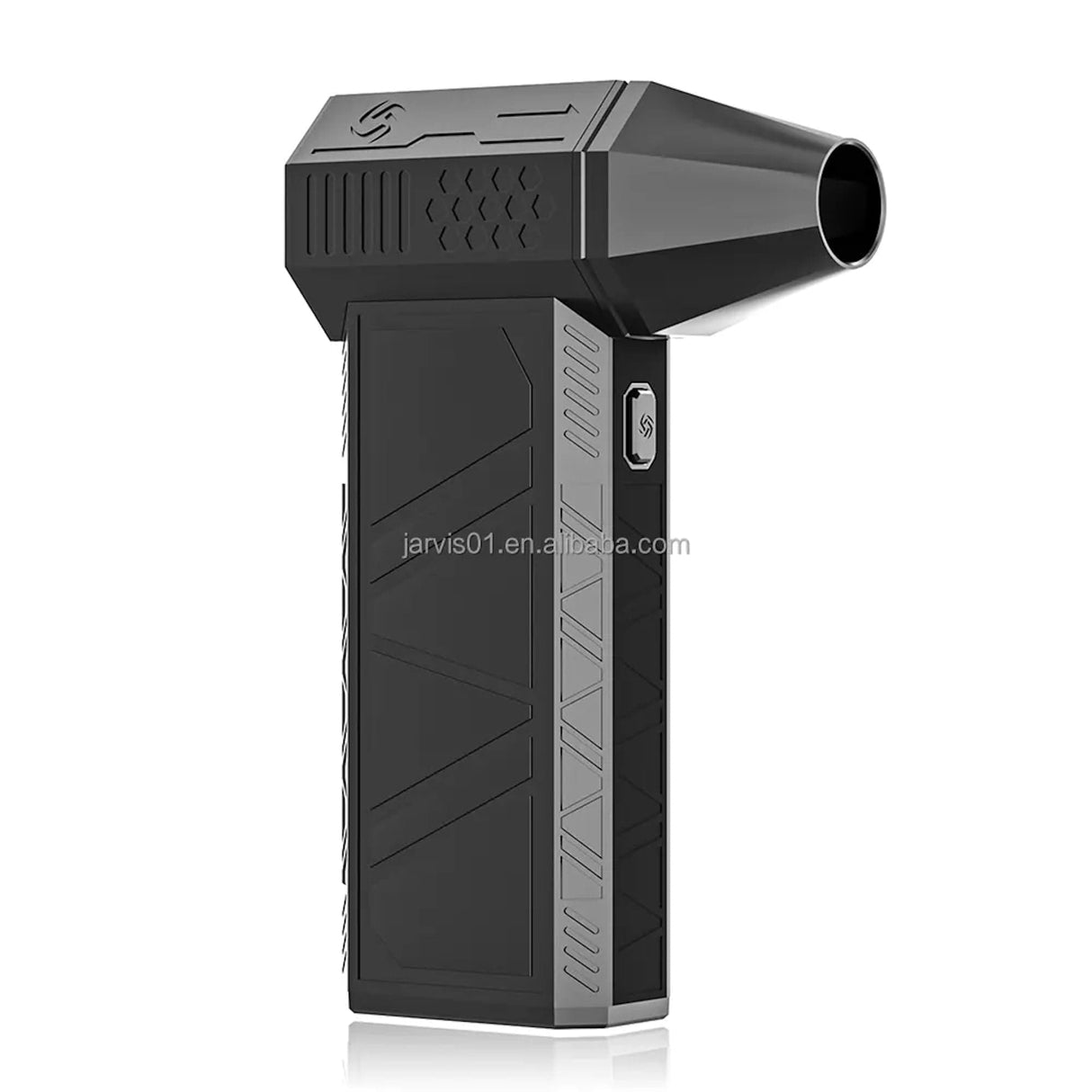 Mini Electric Air Blower with attached standard nozzle