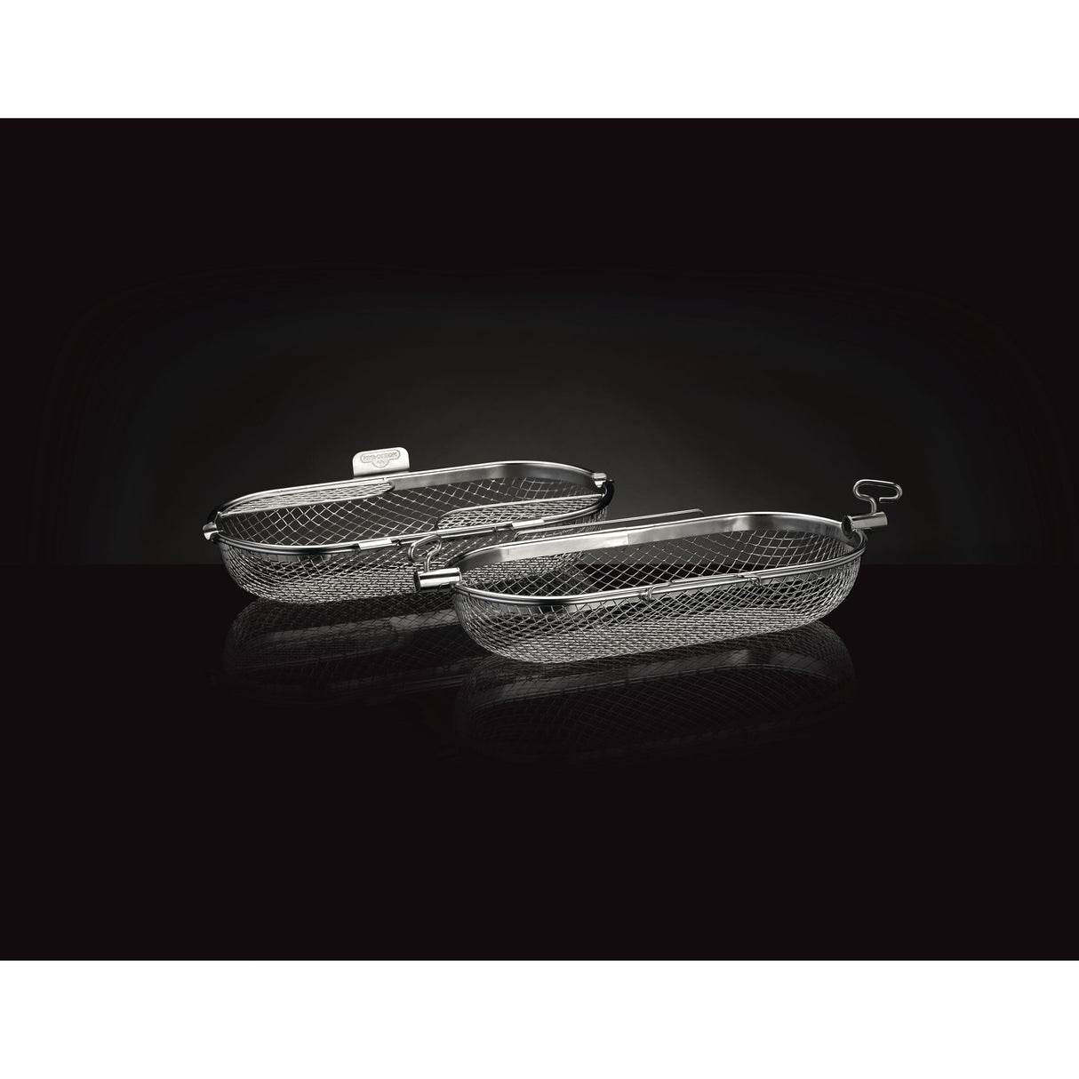 Napoleon Rotisserie Grill Basket on black open