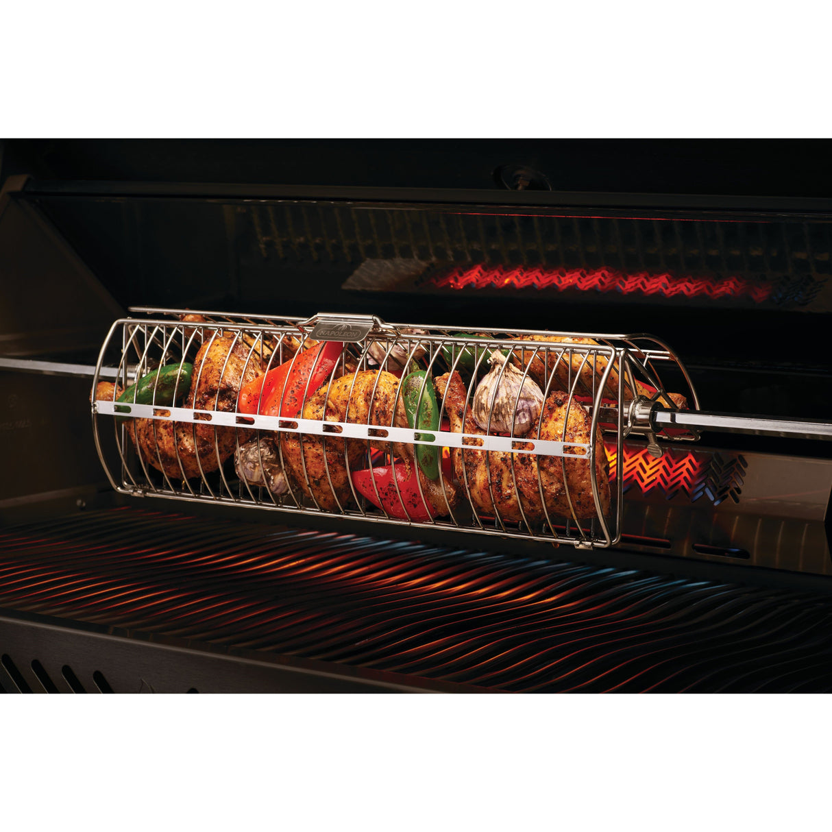 Napoleon | Rotisserie Rack
roasting chicken and vegetables