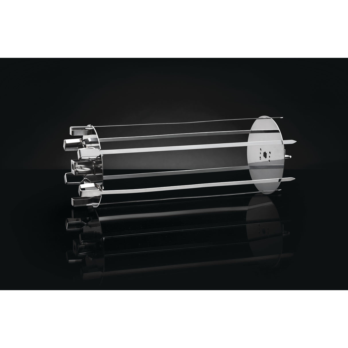 Rotisserie Shish-Kebab Skewer Set shish kebab wheel on black
