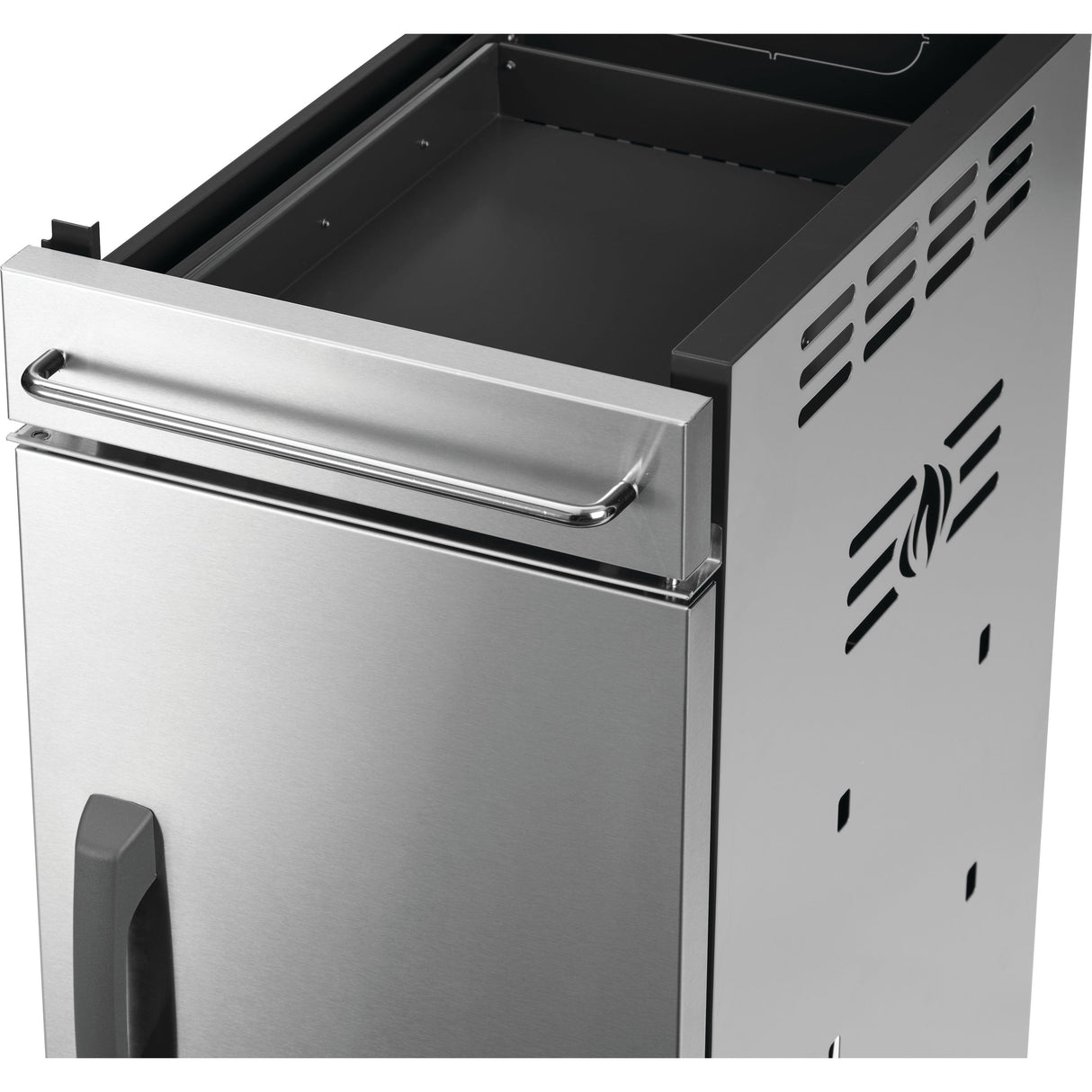 Rogue PRO Under Grill Storage Cart drawer top view