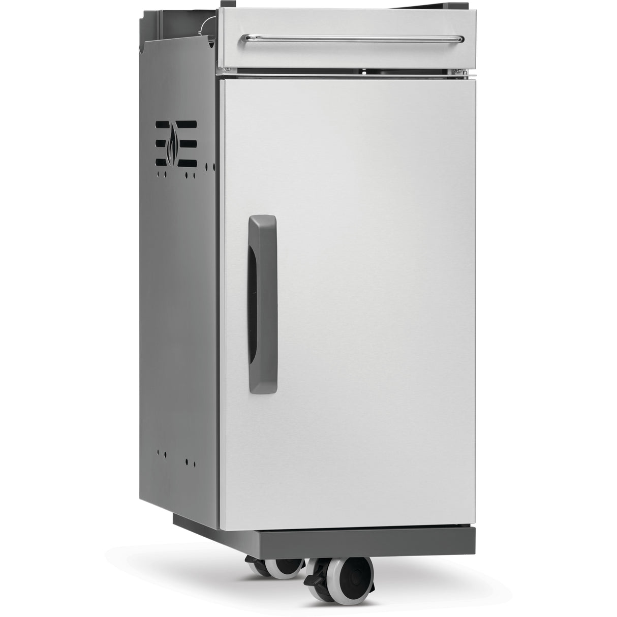 Rogue PRO Under Grill Storage Cart right part left side view