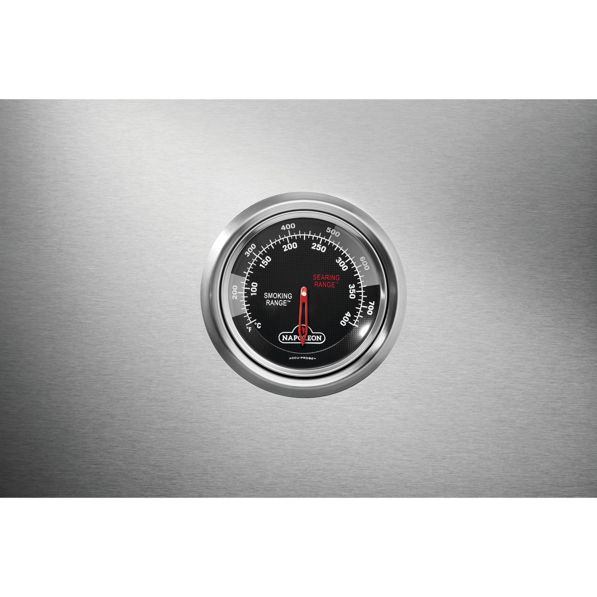 Napoleon Prestige 665 Connected Gas Grill thermometer