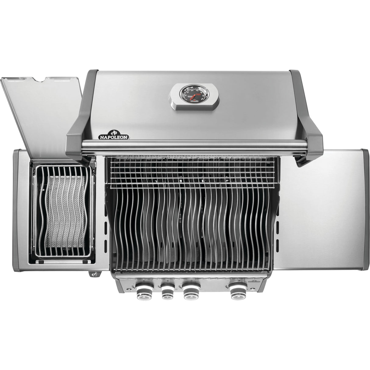 Napoleon Rogue PRO 425 Gas Grill  top view open