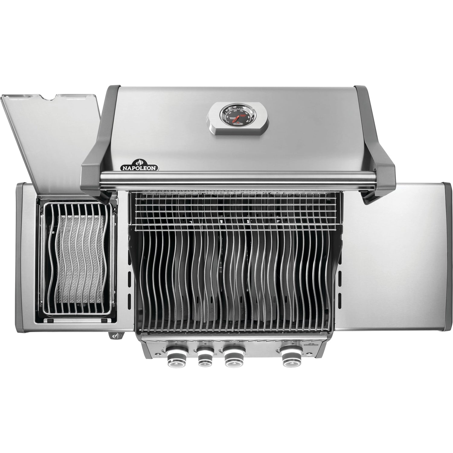 Napoleon Rogue PRO 425 Gas Grill  top view open