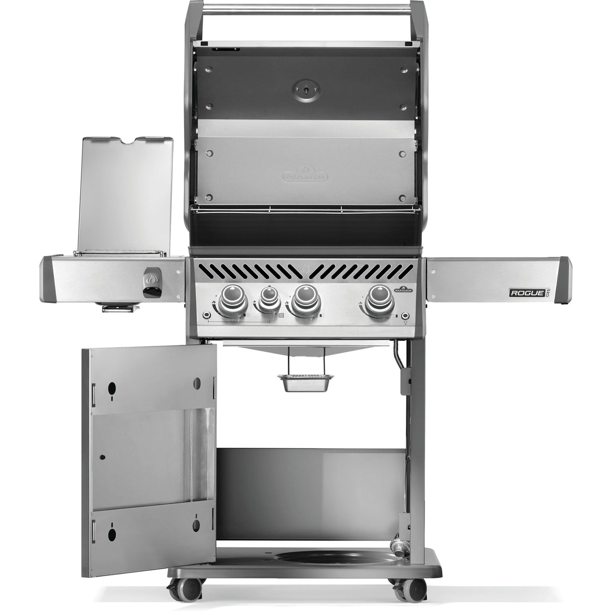 Napoleon Rogue PRO 425 Gas Grill front view open