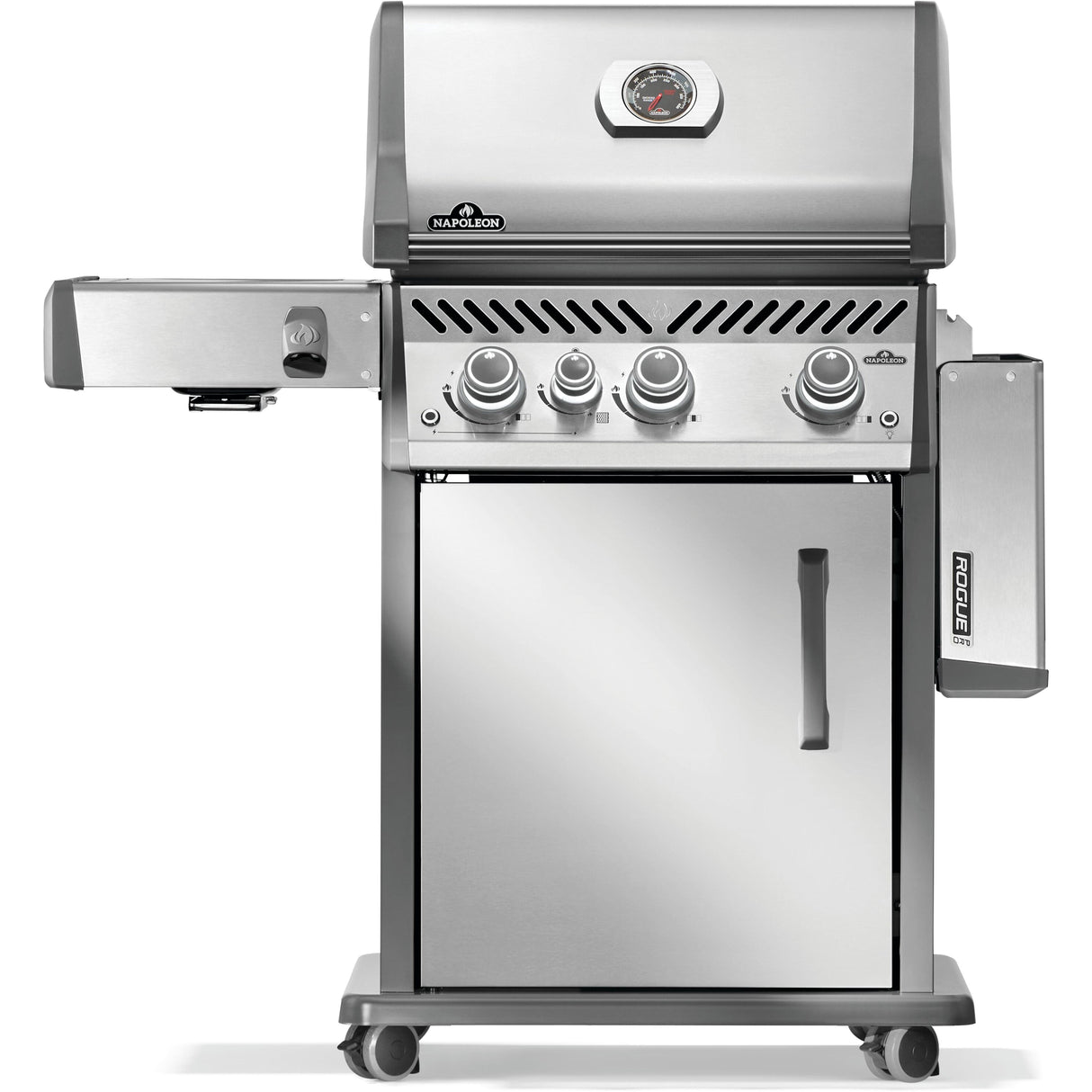 Napoleon Rogue PRO 425 Gas Grill front view right side folded