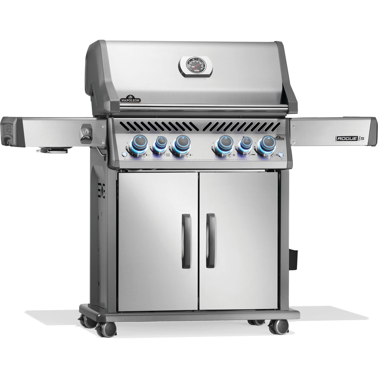 Napoleon Rogue PRO-S 525 Propane Grill front left side view closed
