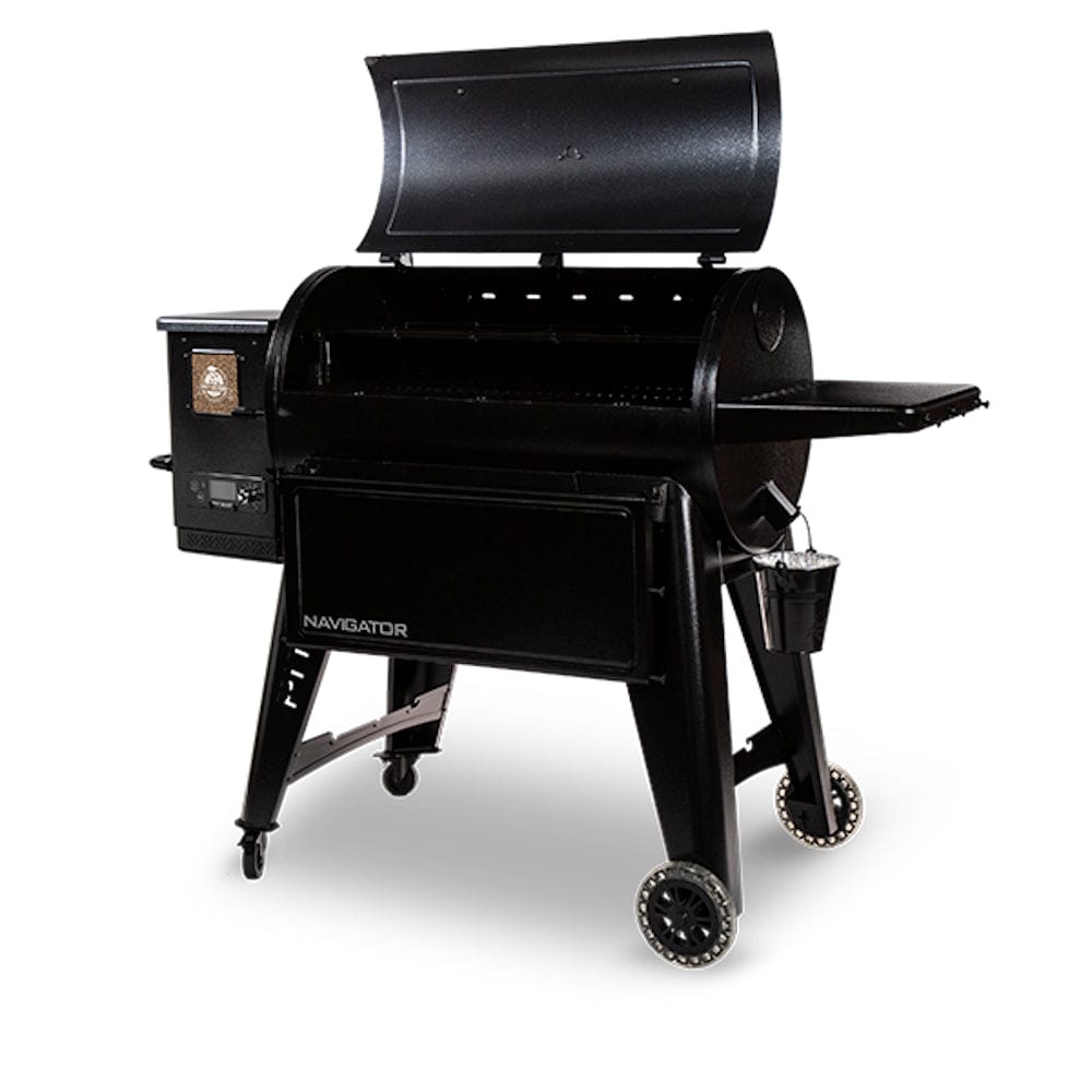 Pit Boss 1150G Navigator Series Grill opened angle