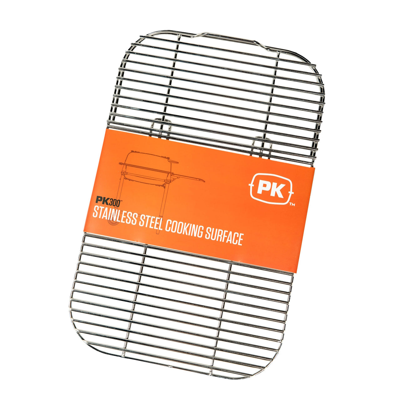 PK300 Stainless Steel Hinge Grid top view