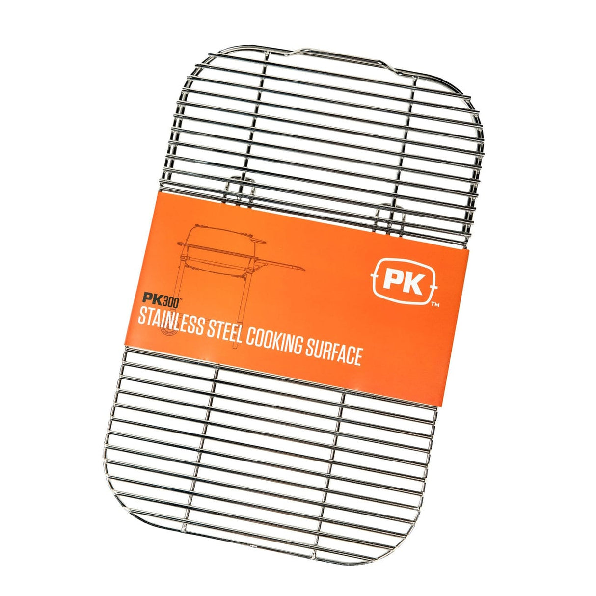 PK300 Stainless Steel Hinge Grid top view