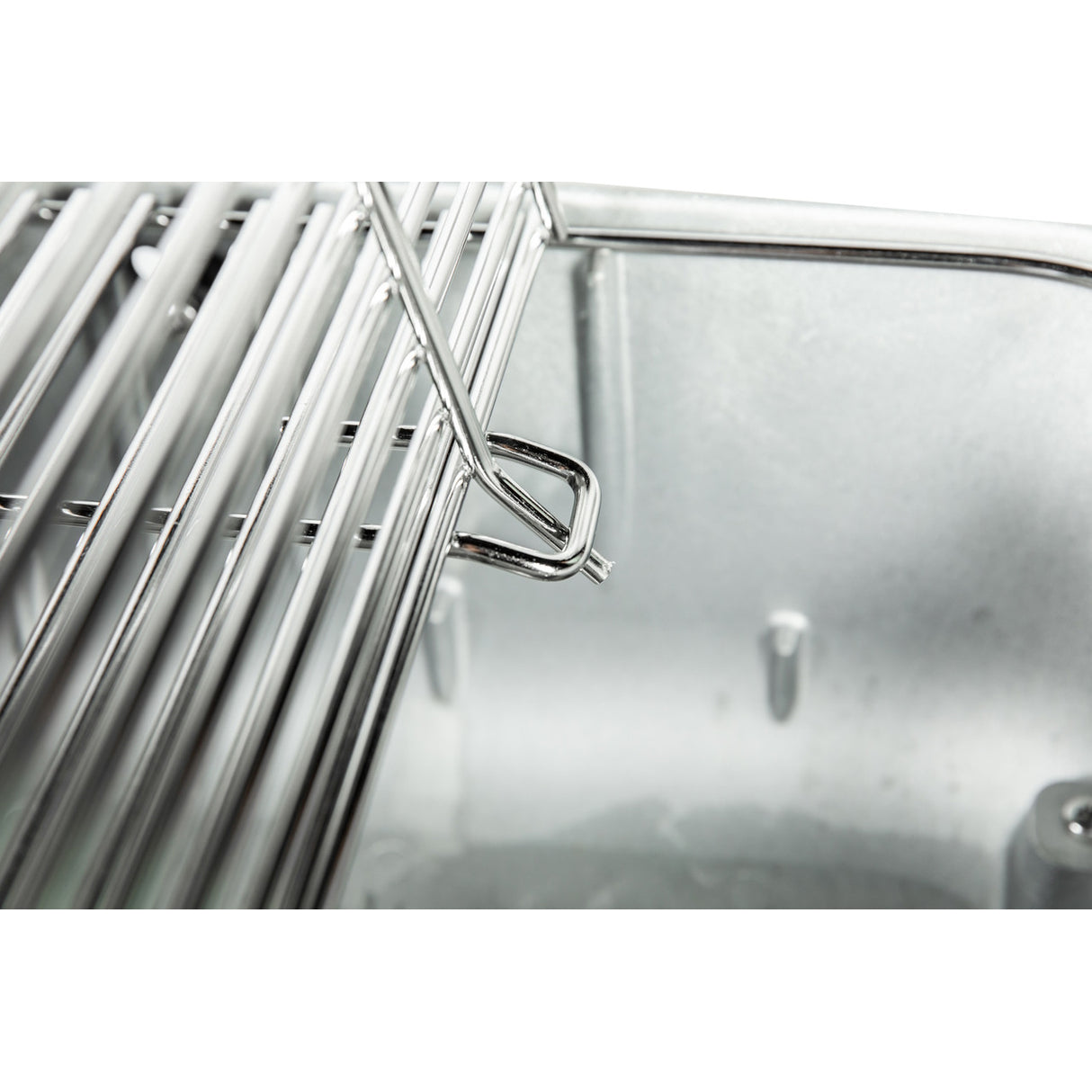 PK300 Stainless Steel Hinge Grid close up on handle