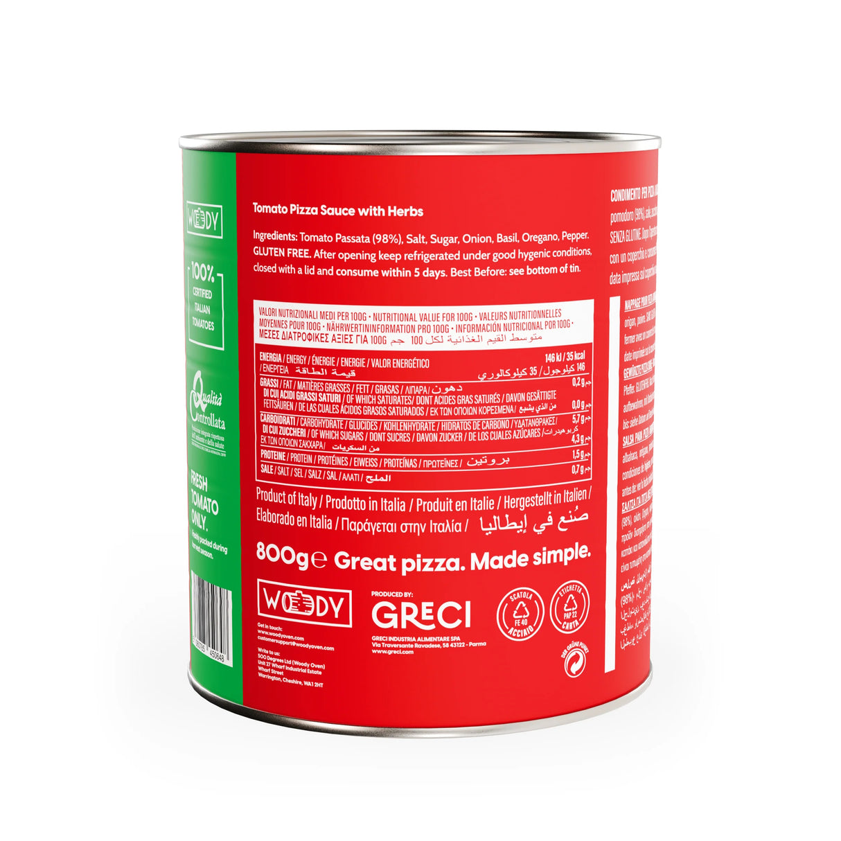 Woody Oven | Ready Made Pizza Sauce