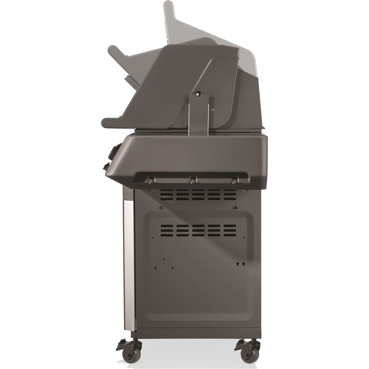 Napoleon Prestige 500 Connected Gas Grill right side opening view