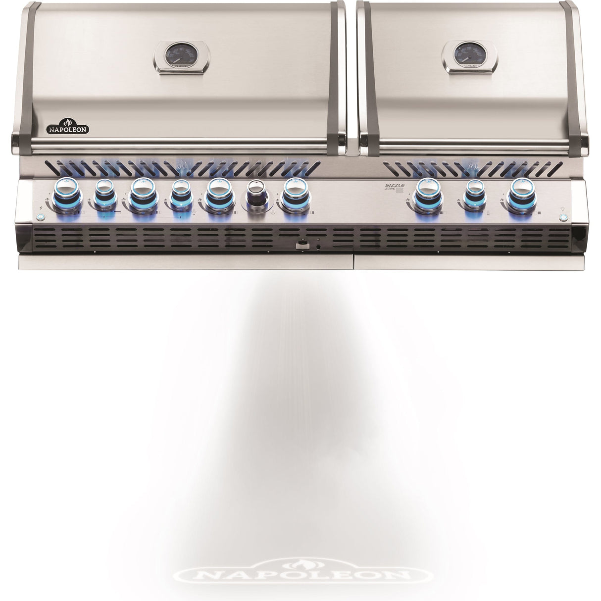 Napoleon Prestige PRO 825 RSBI controls and lids view