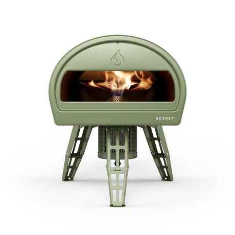 Roccbox Portable Pizza Oven fire in oven
