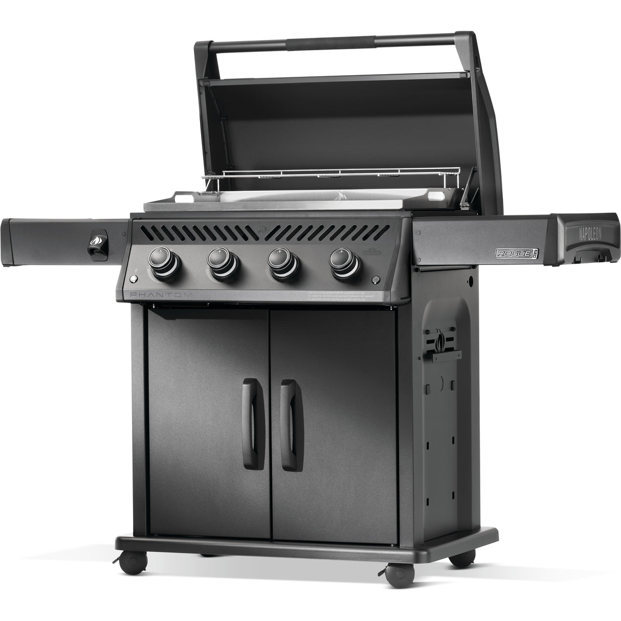 Napoleon Rogue PRO Phantom 30 Grill front right view open