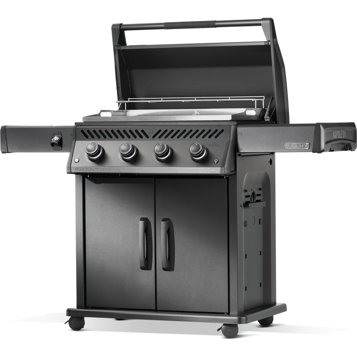 Napoleon Rogue PRO Phantom 30 Grill front right view open