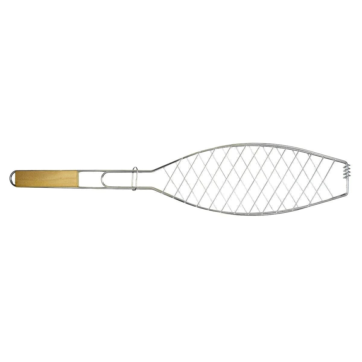 Stainless Steel Fish Grilling Holder Basket bottom view