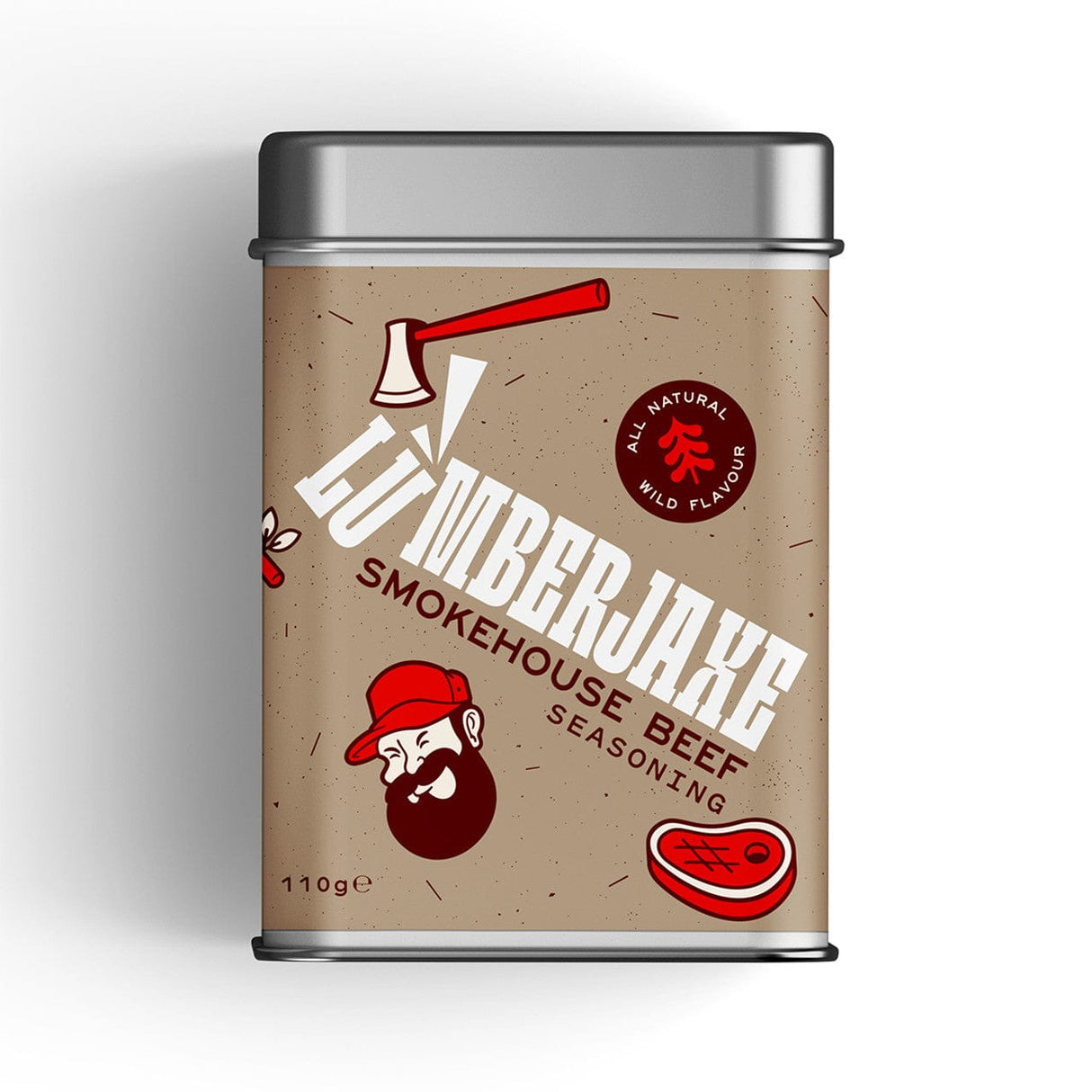 LumberjAxe Smokehouse Beef Seasoning on white