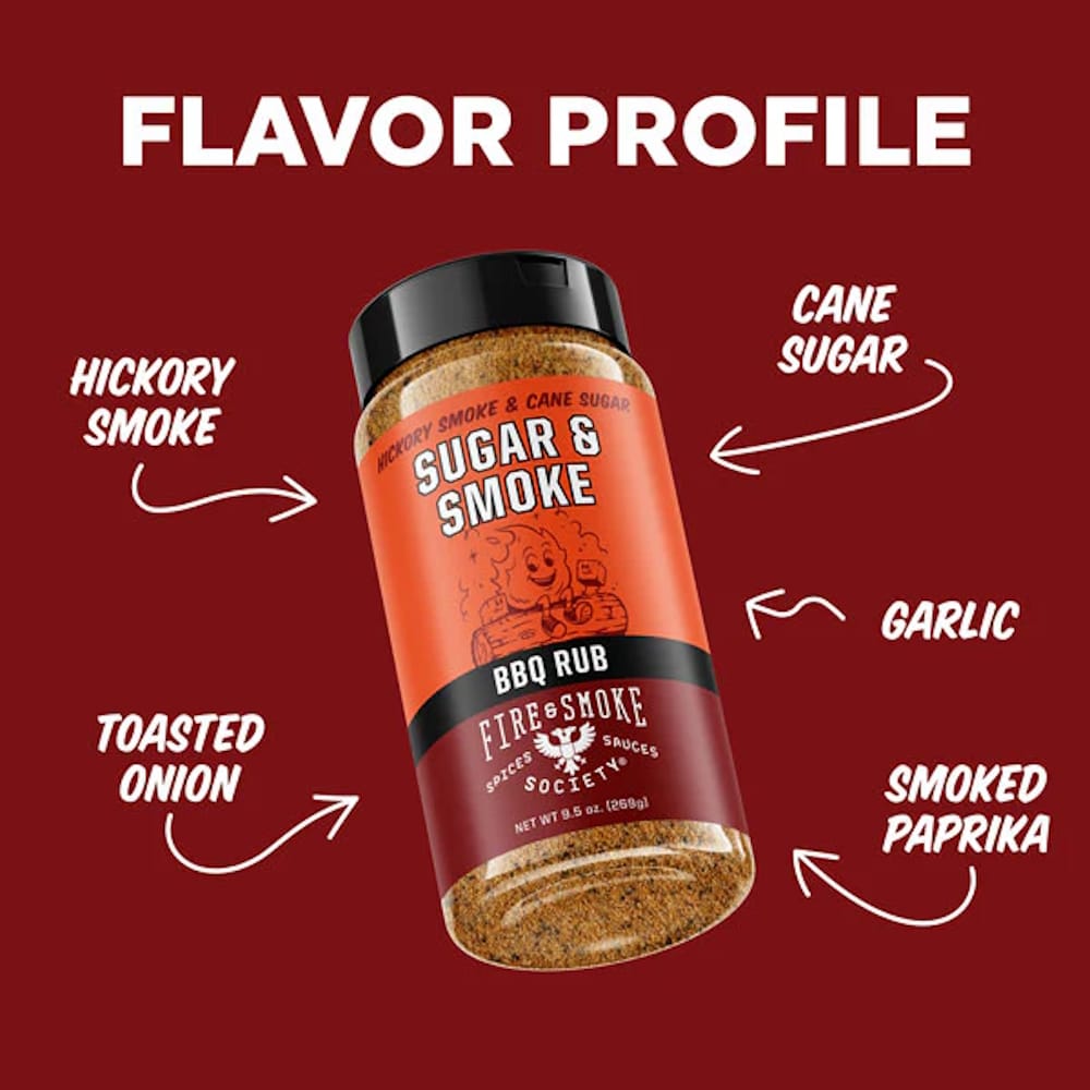 Fire & Smoke Society | Sugar & Smoke BBQ Rub