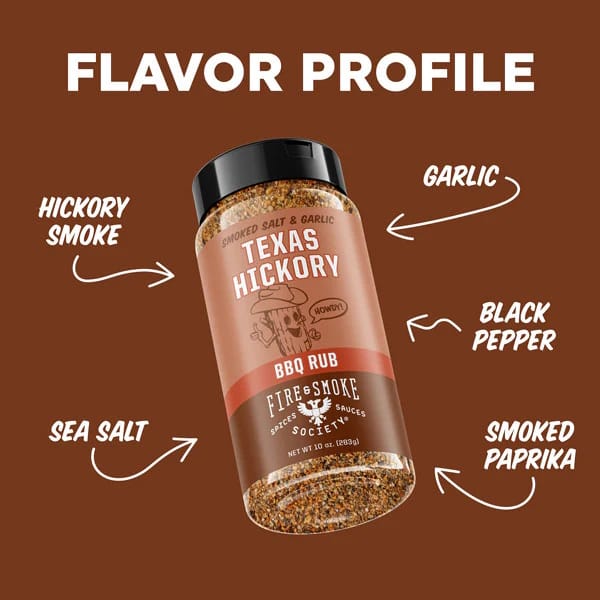 Fire & Smoke Society | Texas Hickory BBQ Rub