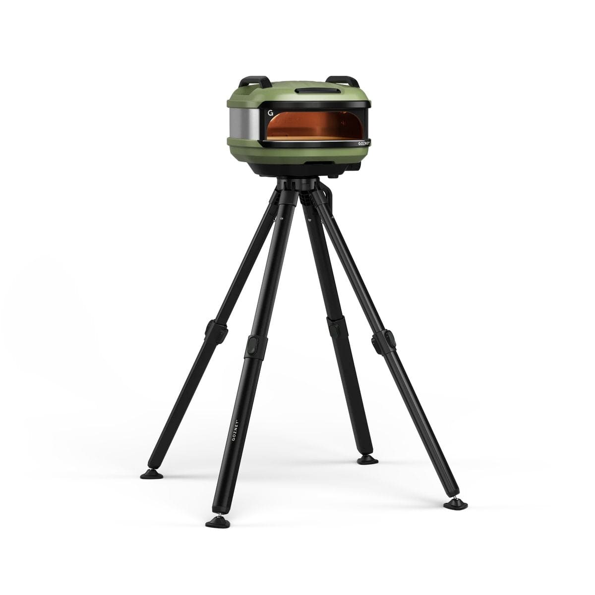 Tread Portable Pizza Oven Venture Stand with oven at the top
