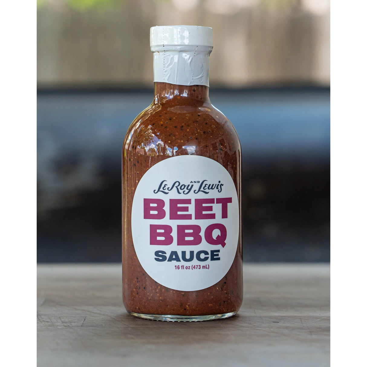 LeRoy & Lewis Beet BBQ Sauce front view