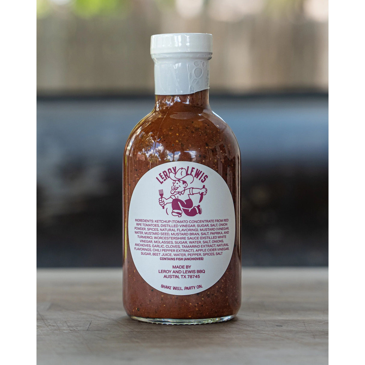 LeRoy & Lewis Beet BBQ Sauce rear view