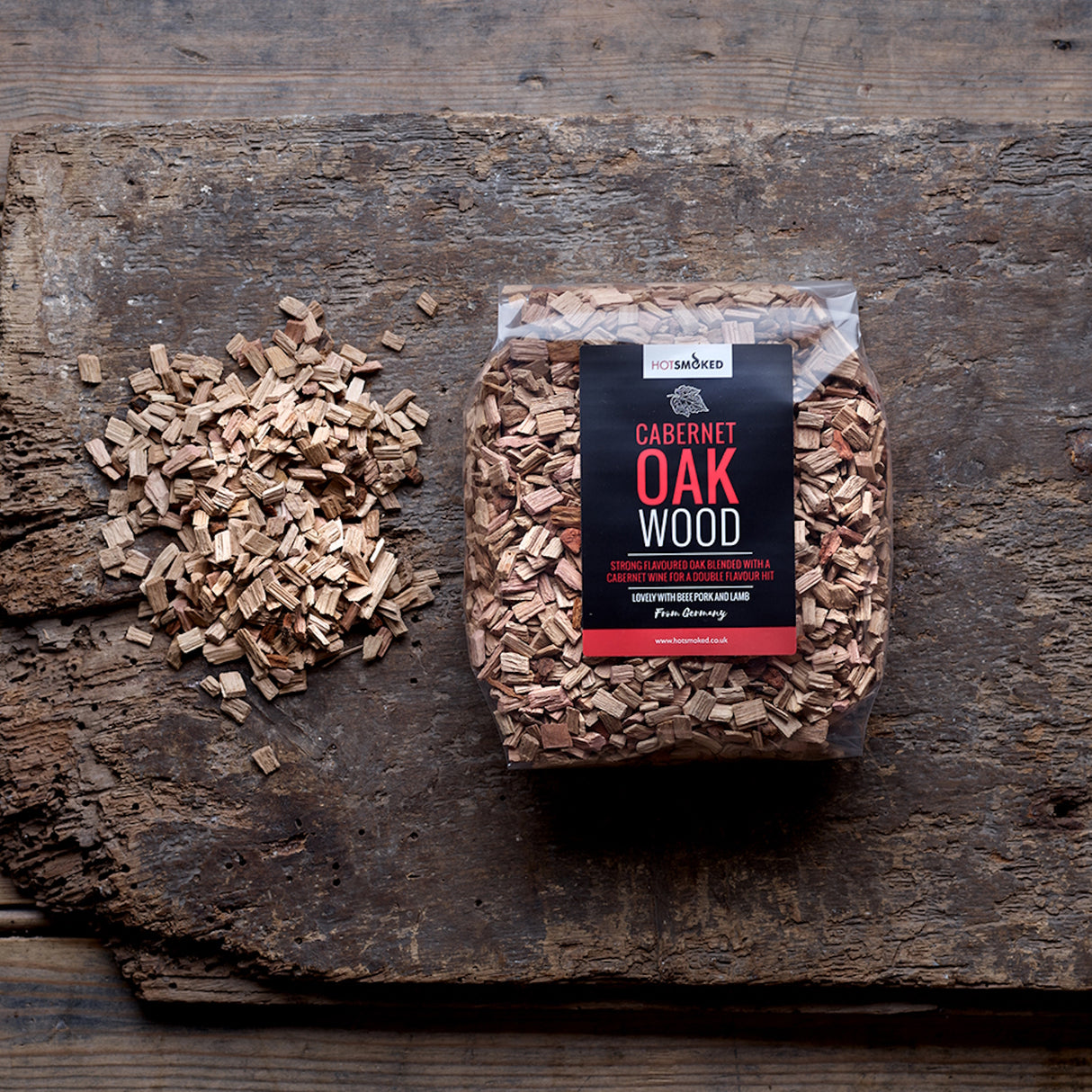 HotSmoked | Cabernet Oak Smoking Chips | 500g