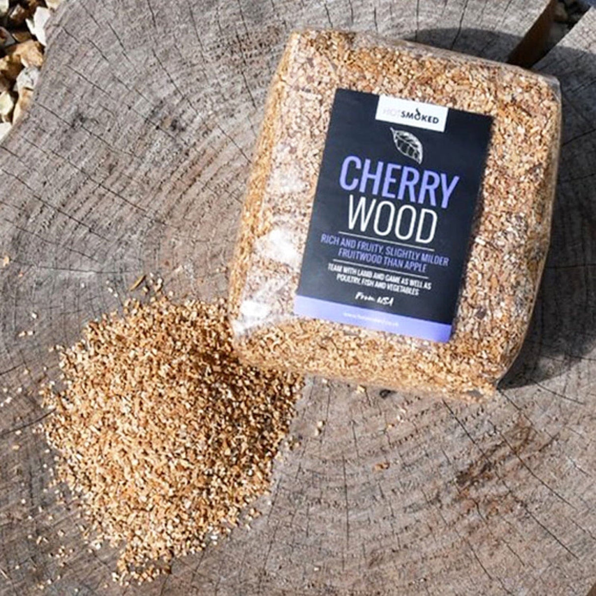 HotSmoked | Cherry Wood Mini Smoking Chips 500g