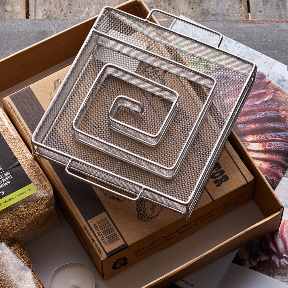 HotSmoked Cold Smoking Kit close up right part of box