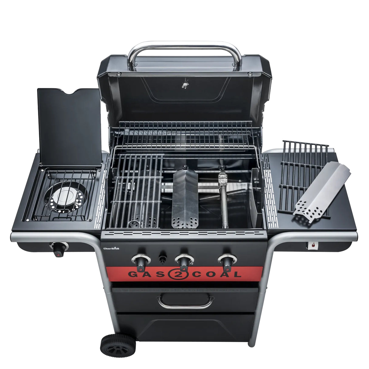 Char-Broil | Gas2Coal® 2.0 330 | 3+1-Burner Hybrid Grill