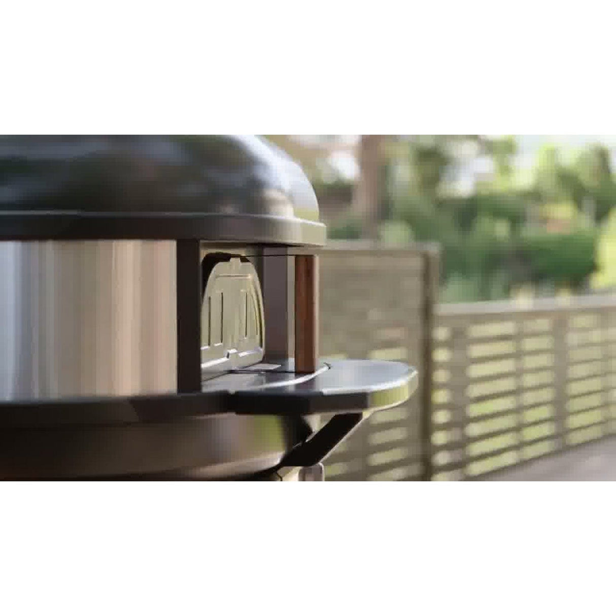 Dome Gen 2 Series Door mounted on black oven