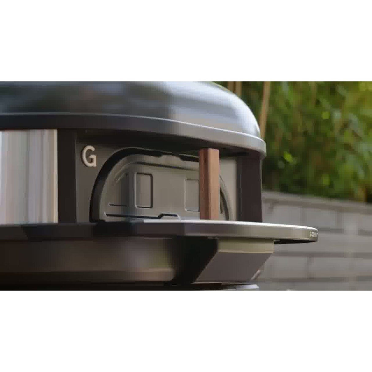 Dome XL Gen 2 Series Door oven in backyard