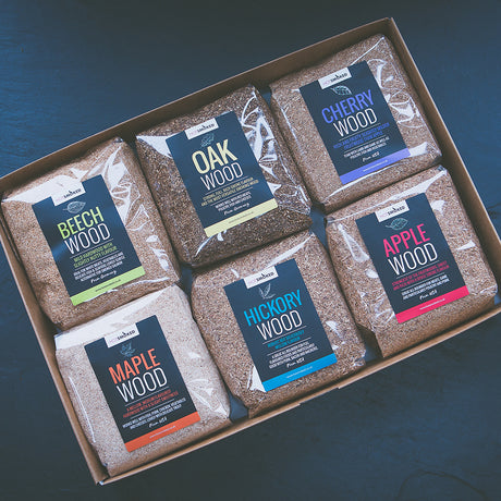 Wood Smoking Dust Collection on black