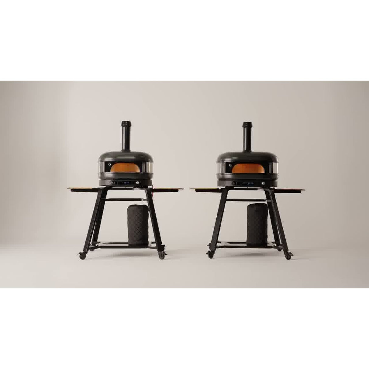 Dome Gen 2 Series Stand two black ovens