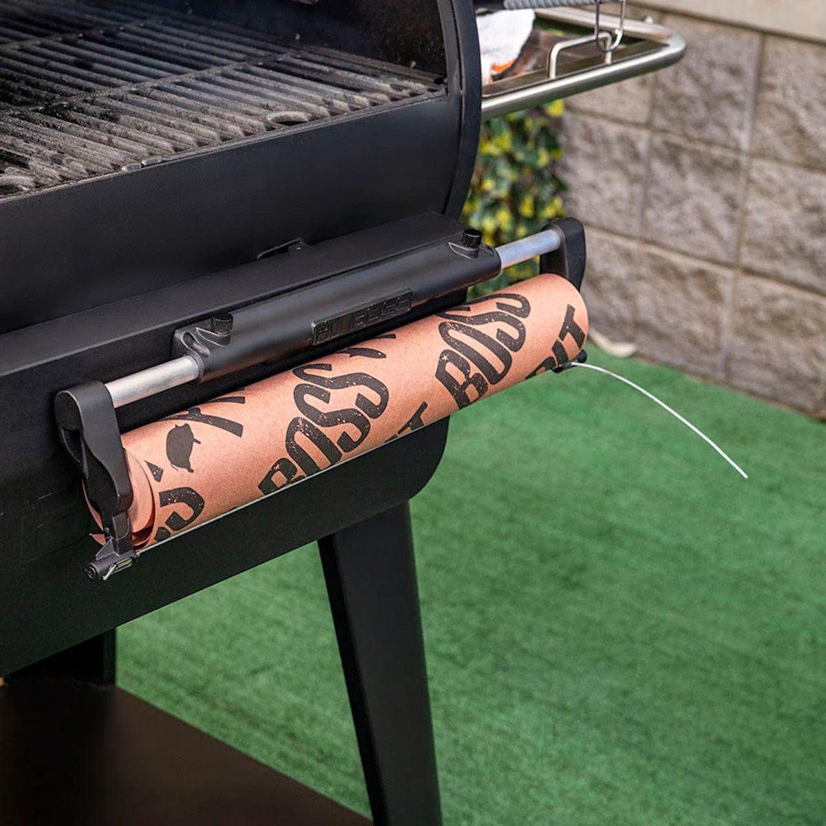 Magnetic Butcher Paper Holder on grill