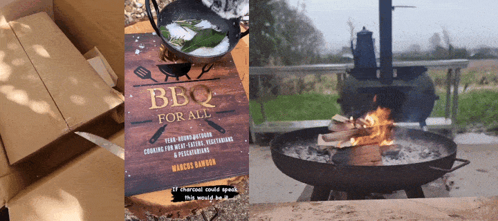 BBQ For All by Marcus Bawdon unboxing books