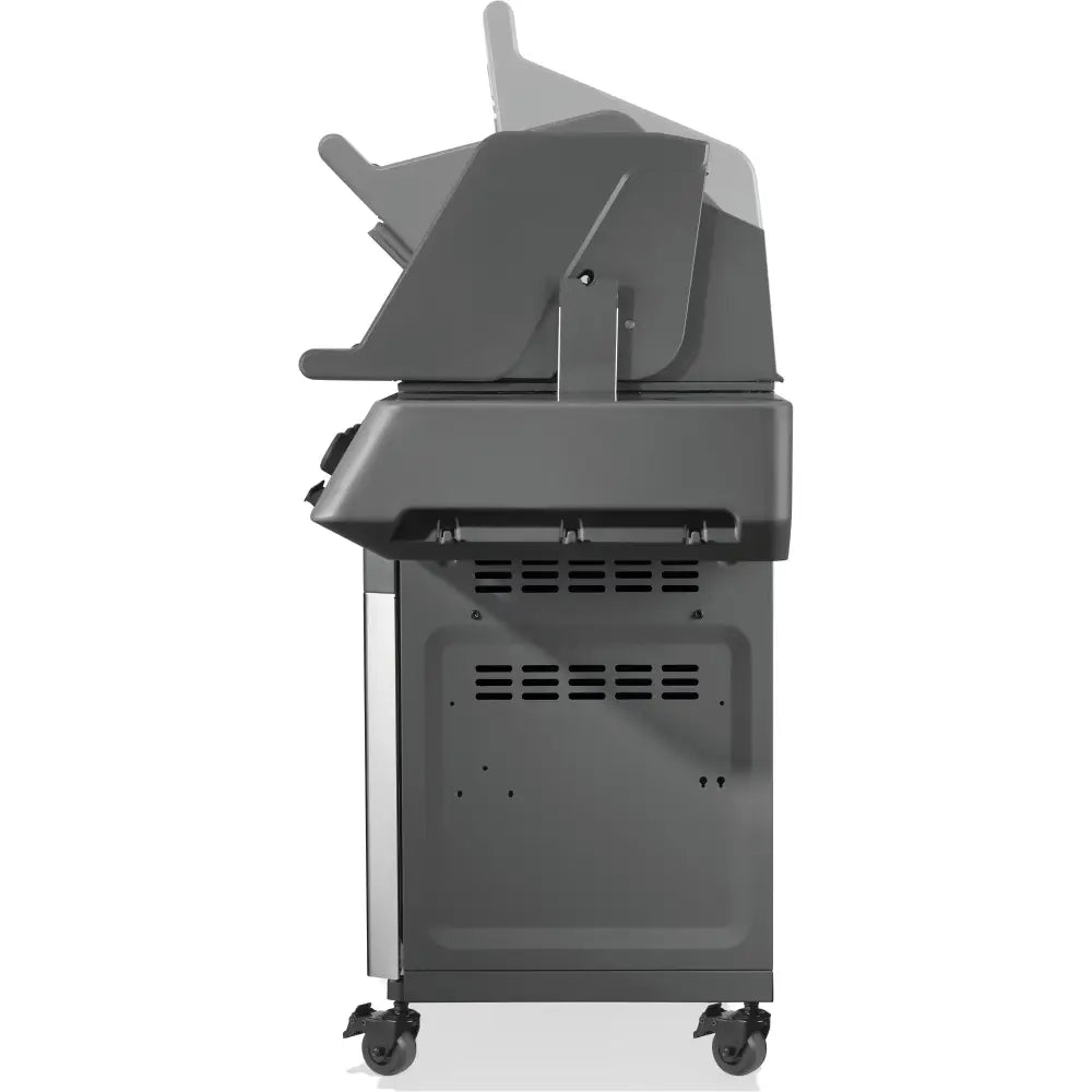 Napoleon Prestige 665 Connected Gas Grill right side view opening process