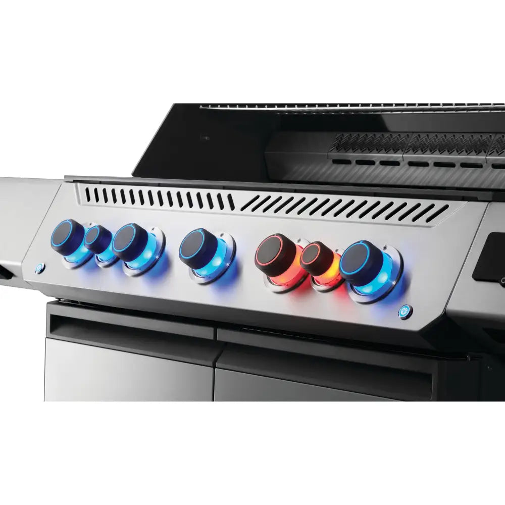 Napoleon Prestige 665 Connected Gas Grill red and blue control board