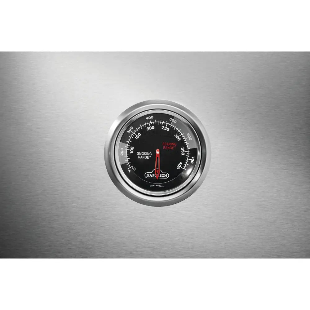Napoleon Prestige 665 Connected Gas Grill thermometer